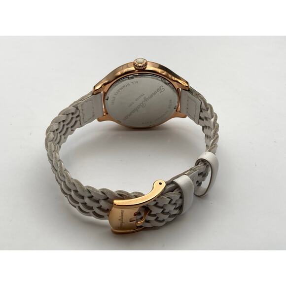Tommy Bahama Womens Watch 36mm MOP Face New Battery WR 3ATM All Stainless Steel - Picture 8 of 13